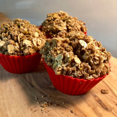 素朴な焼き色、ざくっとクランブル🌾