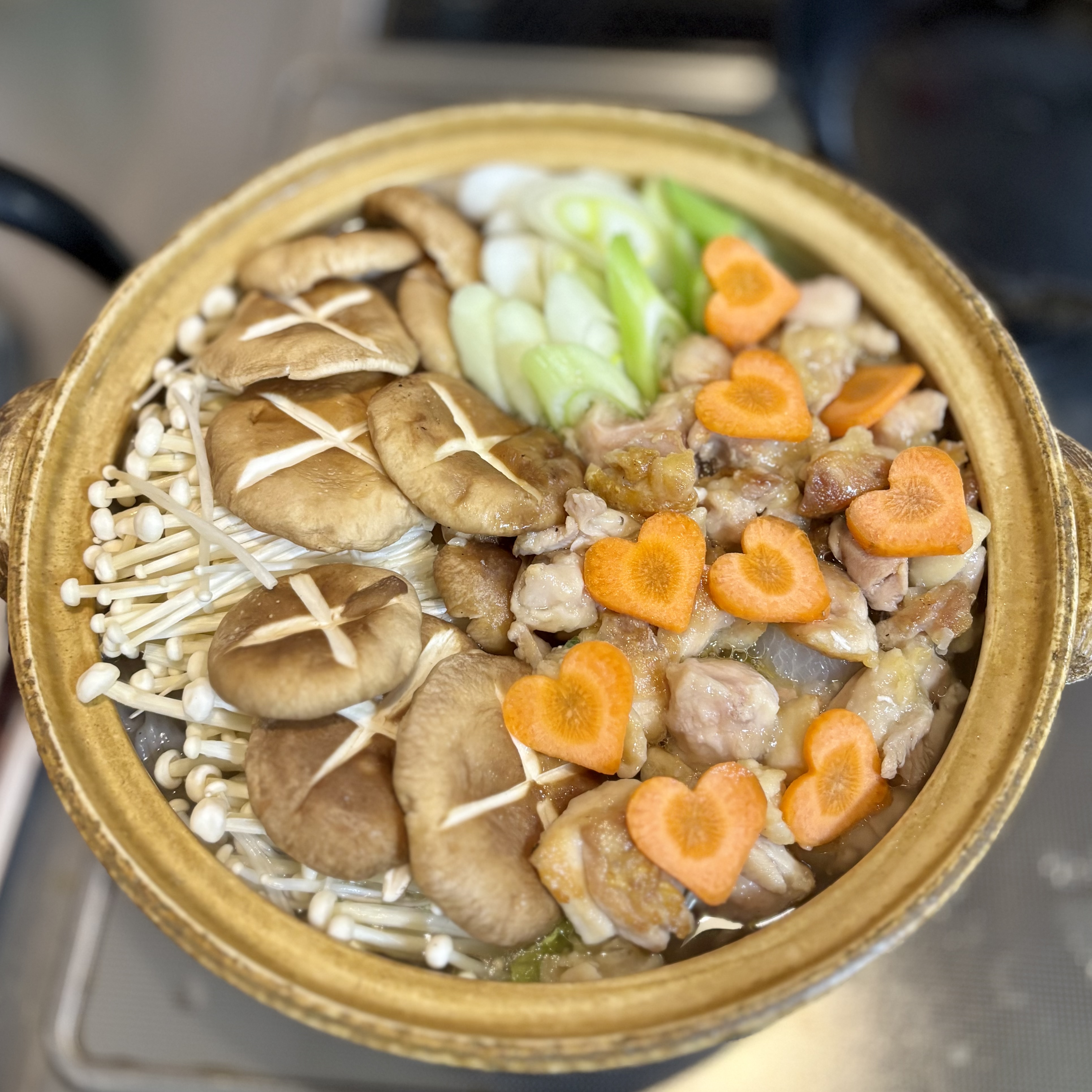 ハートフルなネギ塩鍋