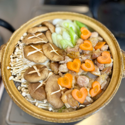 ハートフルなネギ塩鍋